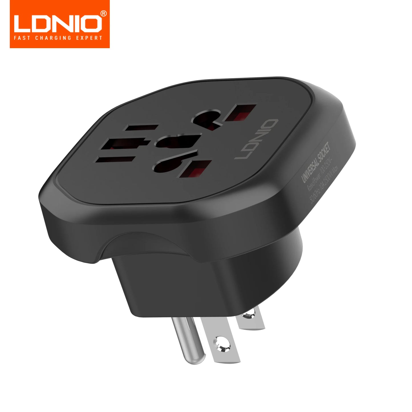 LDNIO Universal Adapter AU EU UK US Wall Power Strip Multi Plug Universal Travel Adapter Dual Travel Adapter Extension Socket Z7