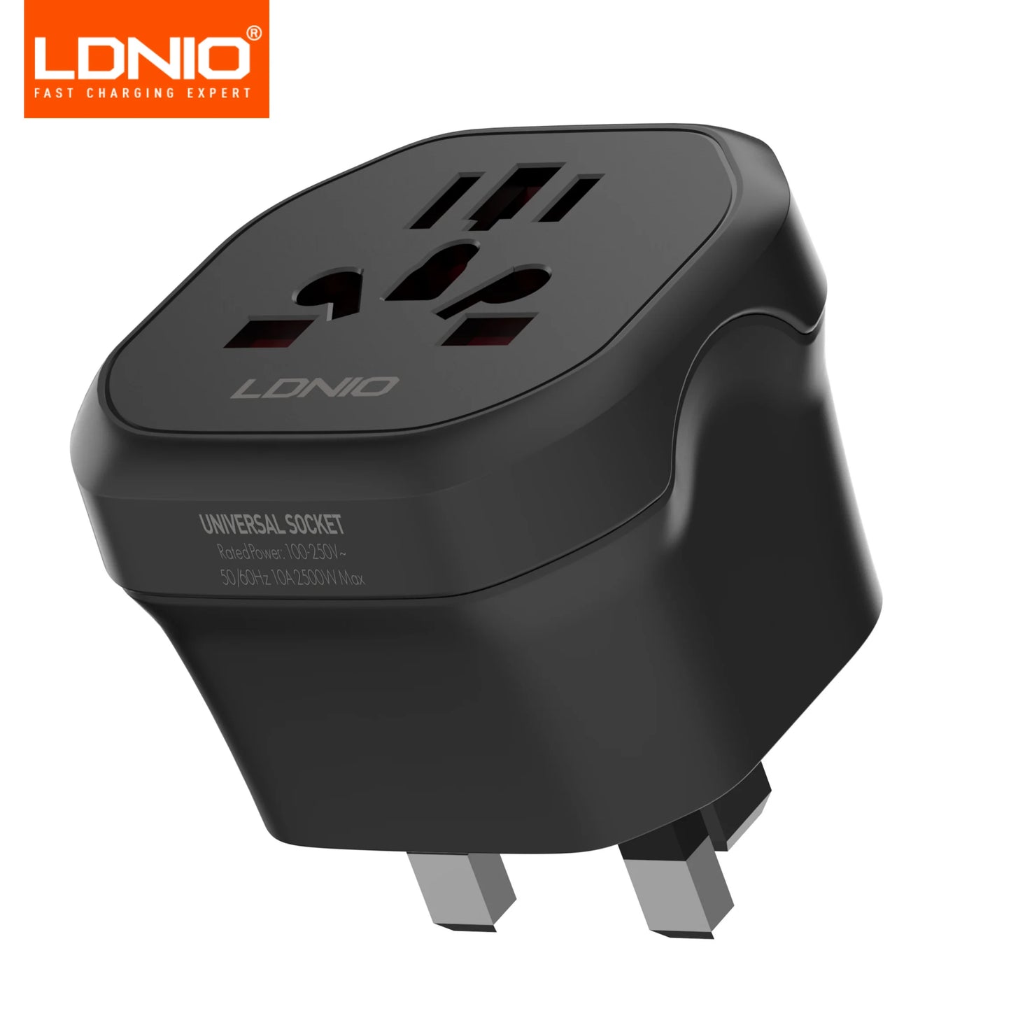 LDNIO Universal Adapter AU EU UK US Wall Power Strip Multi Plug Universal Travel Adapter Dual Travel Adapter Extension Socket Z7