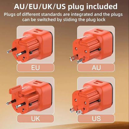 LDNIO PD45W All-in-one Universal Travel Adapter Mobile Phone Fast Charger UK EU US AU Plug Adapter for iPad iphone 16/15/14