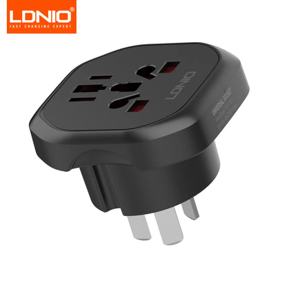 LDNIO Universal Adapter AU EU UK US Wall Power Strip Multi Plug Universal Travel Adapter Dual Travel Adapter Extension Socket Z7